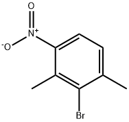 2-BroMo-1,3-diMethyl-4-nitrobenzene Struktur