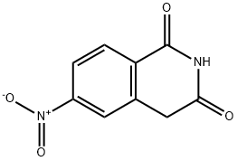 6-nitroisoquinoline-1,3(2H,4H)-dione Struktur