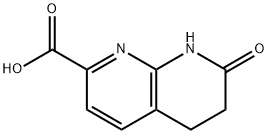 7-oxo-5,6,7,8-tetrahydro-1,8-naphthyridine-2-carboxylic acid Struktur