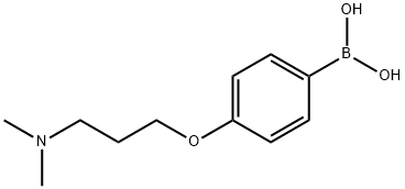 4-(3-(diMethylaMino)propoxy)phenylboronic acid Struktur