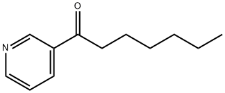 1-Pyridin-3-yl-heptan-1-one Struktur