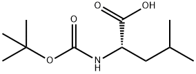 Boc-DL-leucine Struktur