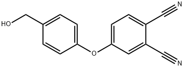 4-(4-(HydroxyMethyl)phenoxy)phthalonitrile Struktur