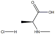 N-α-Methyl-L-alanine hydrochloride Struktur