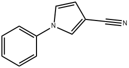 1-Phenyl-1H-pyrrole-3-carbonitrile Struktur