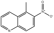 5-methyl-6-nitroquinoline Struktur