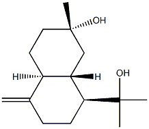 10(14)-Cadinene-4,11-diol Struktur