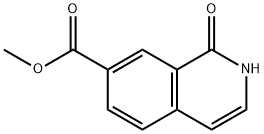 Methyl 1-oxo-1,2-dihydroisoquinoline-7-carboxylate Struktur