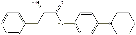 (S)-2-AMino-3-phenyl-N-(4-(piperidin-1-yl)phenyl)propanaMide Struktur