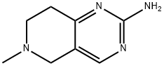 6-Methyl-5,6,7,8-tetrahydro-pyrido[4,3-d]pyriMidin-2-ylaMine Struktur