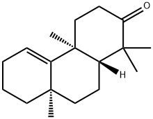 (4aS,8aR,10aR)-1,1,4a,8a-tetraMethyl-1,4,4a,6,7,8,8a,9,10,10a-decahydrophenanthren-2(3H)-one Struktur