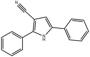 2,5-Diphenyl-1H-pyrrole-3-carbonitrile Struktur