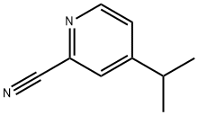 2-Pyridinecarbonitrile,4-(1-methylethyl)-(9CI) Struktur