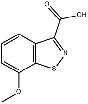 7-Methoxybenzo[d]isothiazole-3-carboxylic acid Struktur