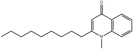 1-Methyl-2-nonylquinolin-4(1H)-one Struktur