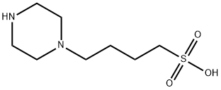 4-(Piperazin-1-yl)butane-1-sulfonic acid Struktur