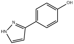 4-(1H-pyrazol-5-yl)phenol Struktur