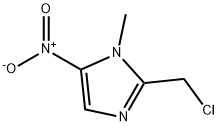 2-(chloroMethyl)-1-Methyl-5-nitro-1H-iMidazole Struktur