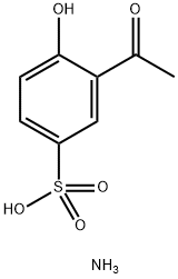 3-acetyl-4-hydroxybenzenesulfonic acid Struktur