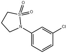 N-(3-Chlorophenyl)-1,3-propanesultaM Struktur