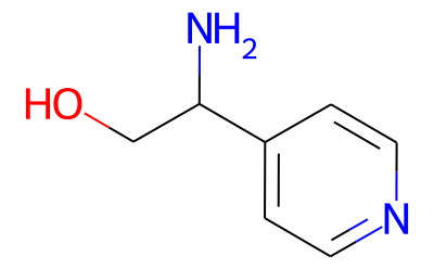 4-Pyridineethanol,beta-amino-(9CI) Struktur