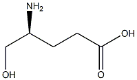 (S)-4-Amino-5-hydroxypentanoic acid Struktur