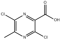 3,6-Dichloro-5-Methylpyrazine-2-carboxylic acid Struktur