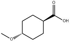 (1r,4r)-4-Methoxycyclohexane-1-carboxylic acid Struktur