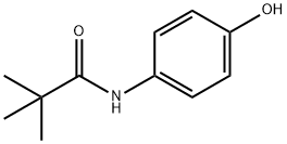 N-(4-hydroxyphenyl)pivalaMide Struktur