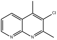 3-Chloro-2,4-diMethyl-1,8-naphthyridine Struktur