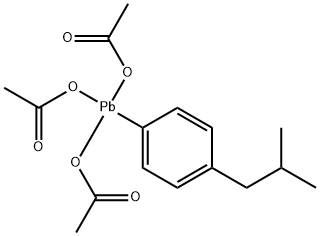 (4-Isobutylphenyl)pluMbanetriyl Triacetate Struktur