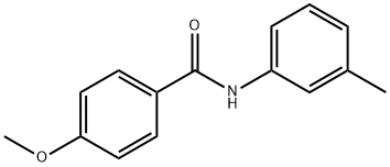 4-methoxy-N-(3-methylphenyl)benzamide Struktur