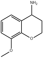 8-METHOXY-3,4-DIHYDRO-2H-1-BENZOPYRAN-4-AMINE Struktur