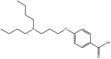 4-(3-(DibutylaMino)propoxy)benzoic acid Struktur