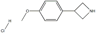 3-(4-Methoxyphenyl)azetidine hcl Struktur