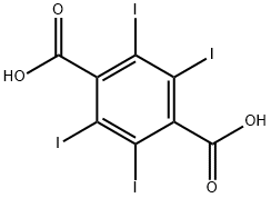 2,3,5,6-tetraiodoterephthalic acid Struktur