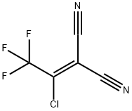 2-(1-chloro-2,2,2-
trifluoroethylidene)propanedinitrile Struktur