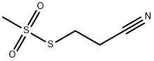 S-(2-氰乙基)甲磺酰硫酸鹽, 7651-64-1, 結構式