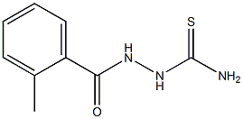 2-(2-Methylbenzoyl)hydrazinecarbothioaMide Struktur