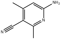 6-AMINO-2,4-DIMETHYL-3-PYRIDINECARBONITRILE Struktur