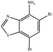 5,7-DibroMobenzo[d]thiazol-4-aMine Struktur