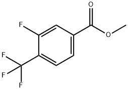 Methyl 3-fluoro-4-trifluoroMethylbenzoate Struktur