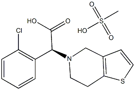 Clopidogrel besylate Struktur