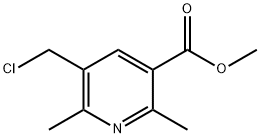 Ethyl 5-(chloroMethyl)-2,6-diMethylnicotinate Struktur