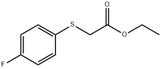 ethyl 2-(4-fluorophenylthio)acetate Struktur