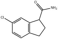 6-Chloro-2,3-dihydro-1H-indene-1-carboxaMide Struktur