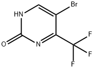 5-溴-4-(三氟甲基)嘧啶-2(1H)-酮, 785777-90-4, 結構式