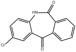 2-Chloro-5H-dibenzo[b,e]azepine-6,11-dione Struktur