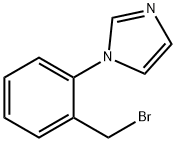 1-(2-(BroMoMethyl)phenyl)-1H-iMidazole Struktur