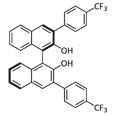 R-3,3'-bis[4-(trifluoroMethyl)phenyl]-[1,1'-Binaphthalene]-2,2'-diol Struktur